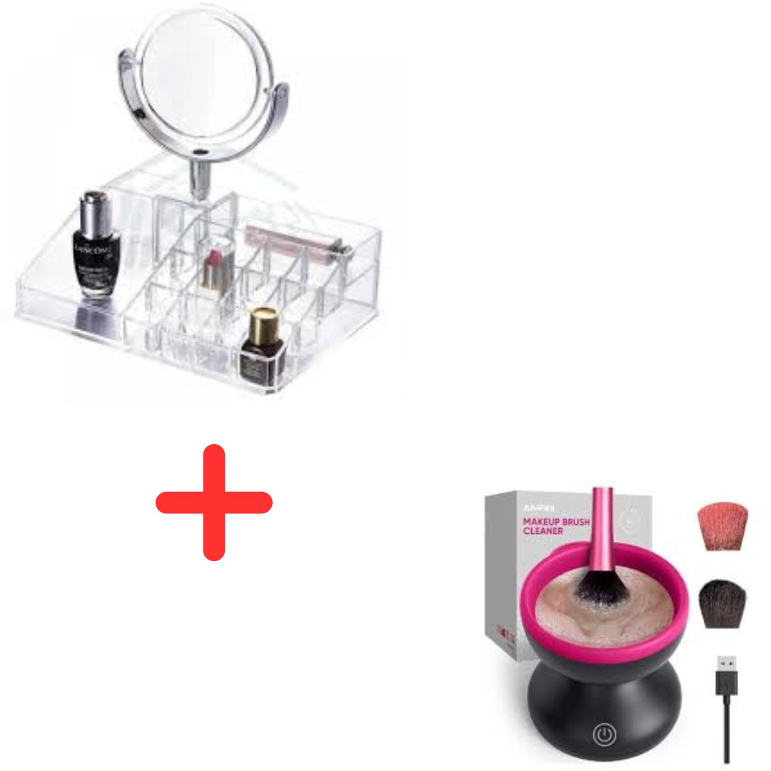 Miniatura 3 de Combo Org. Maquillaje y Lavadora Brochas